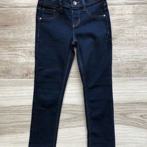 SQZ size 6 jegging pants. Denim dark blue